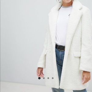 ✨Brave Soul Kira tailored coat in borg